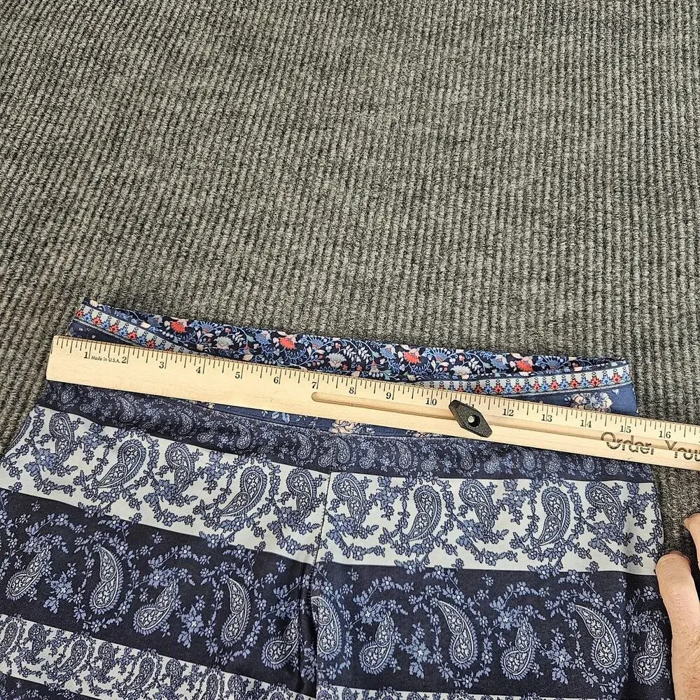 American‎ Eagle Outfitters Leggings Womens Large High Rise Paisley Floral Print